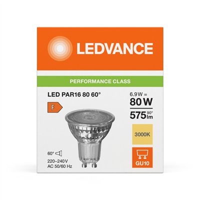 LED PAR16 P 6.9W 830 GU10