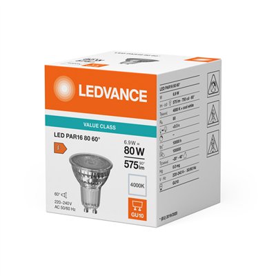 LED PAR16 V 6.9W 840 GU10