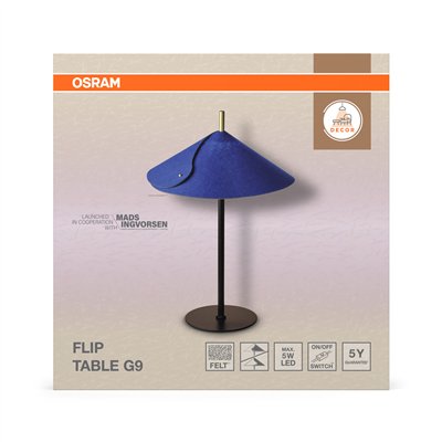 Decor Flip Table G9 Blue