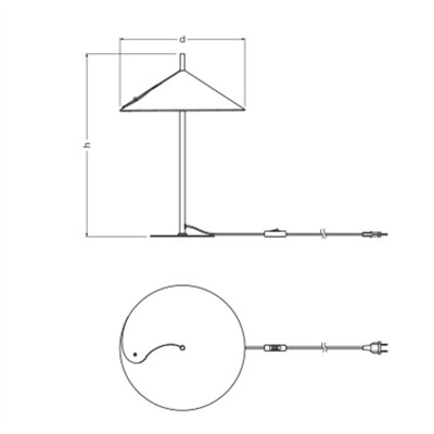 Decor Flip Table G9 Blue