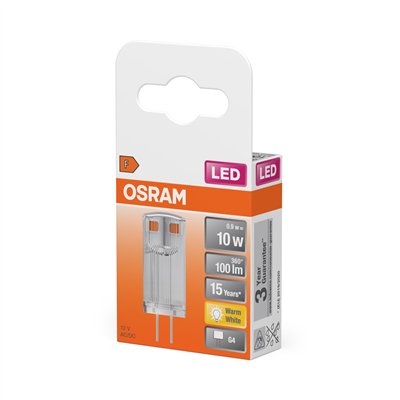 LED PIN 12 V 0.9W 827 Clear G4