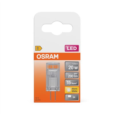 LED PIN 12 V 1.5W 827 Clear G4