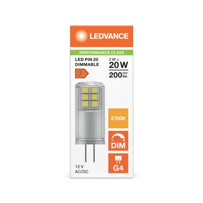 LED PIN 12 V DIM P 2W 827 Clear G4
