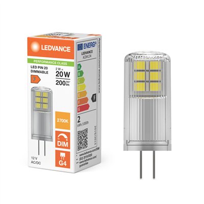 LED PIN 12 V DIM P 2W 827 Clear G4