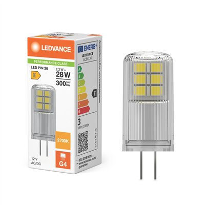 LED PIN 12V P 2.2W 827 Clear G4