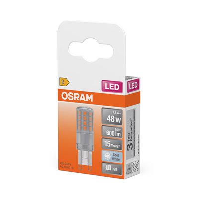 LED PIN G9 4.5W 840 Clear G9