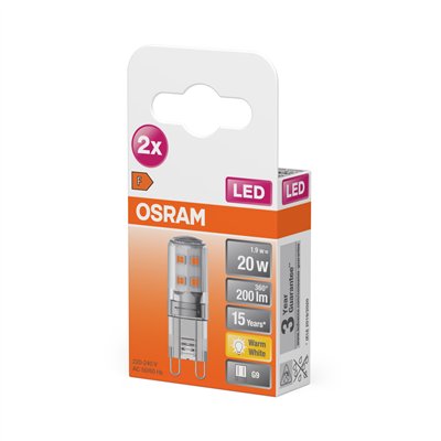 LED PIN G9 1.9W 827 Clear G9