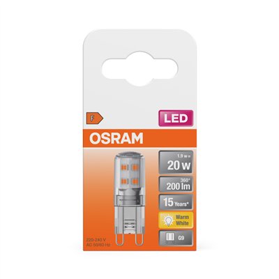 LED PIN G9 1.9W 827 Clear G9