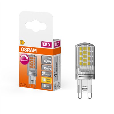 LED PIN G9 DIM 4W 827 Clear G9