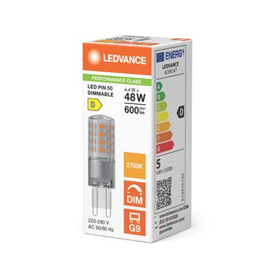 LED PIN G9 DIM P 4.4W 827 Clear G9