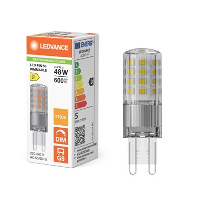 LED PIN G9 DIM P 4.4W 827 Clear G9