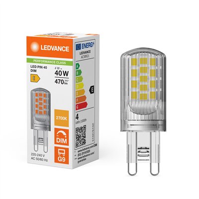 LED PIN G9 DIM P 4W 827 Clear G9