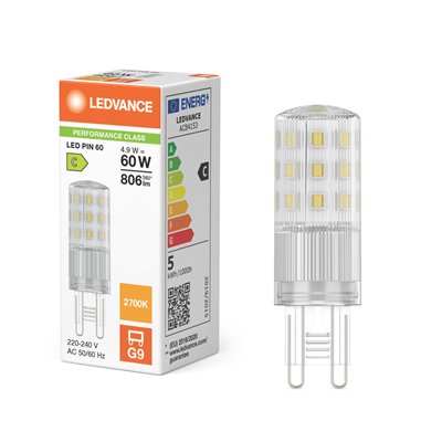 LED PIN G9 P 4.9W 827 Clear G9