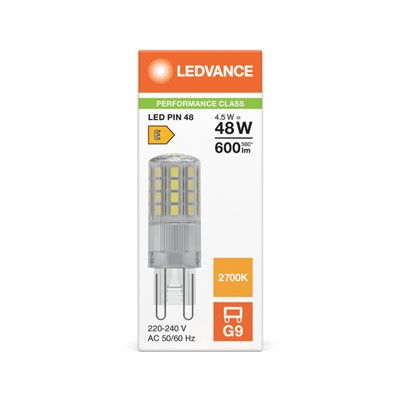 LED PIN G9 P 4.5W 827 Clear G9