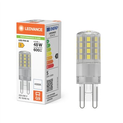 LED PIN G9 P 4.5W 840 Clear G9