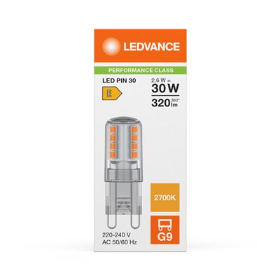 LED PIN G9 P 2.6W 827 Clear G9