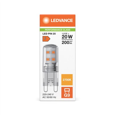 LED PIN G9 P 1.9W 827 Clear G9