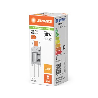 LED PIN MICRO 12V P 1W 827 Clear G4