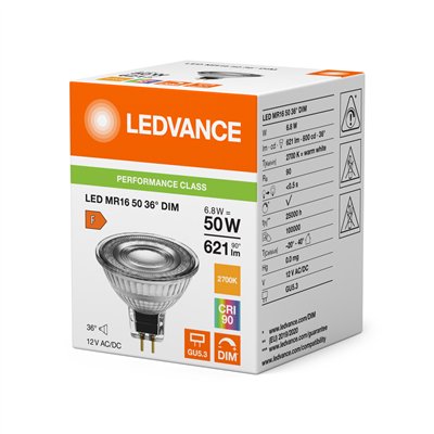 LED REFLECTOR MR16 S 6.8W 927 GU5.3