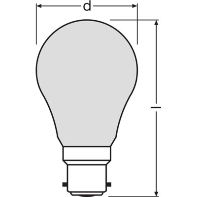 LED Retrofit CLASSIC A 11W 827 Frosted B22d