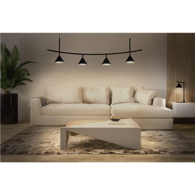 Decor Fuji 4XPendant Linear 16W 930 Black