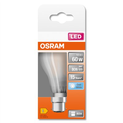LED Retrofit CLASSIC A 6.5W 840 Frosted B22d