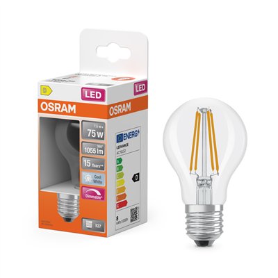 LED Retrofit CLASSIC A DIM 7.5W 840 Clear E27