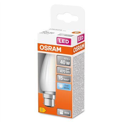LED Retrofit CLASSIC B 4W 840 Frosted B22d