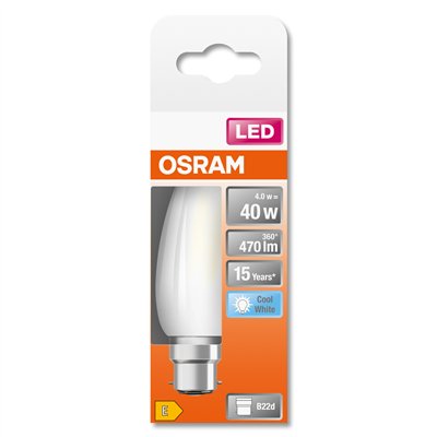 LED Retrofit CLASSIC B 4W 840 Frosted B22d