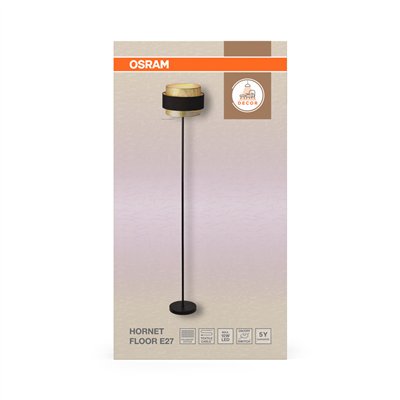 Decor Hornet Floor 1XE27 Black