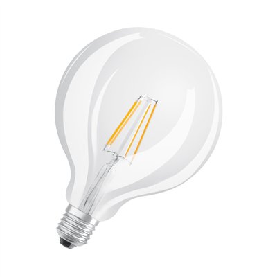 LED Retrofit CLASSIC GLOBE125 4W 827 Clear E27 