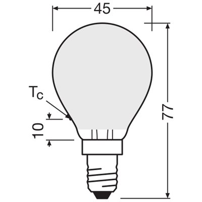 LED Retrofit CLASSIC P 2.5W 827 Frosted E14