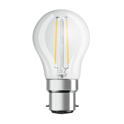 LED Retrofit CLASSIC P 2.5W 827 Clear B22d