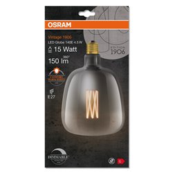 Vintage 1906 LED Big Special Shapes Dimmable 4.5W 816 Smoke E27