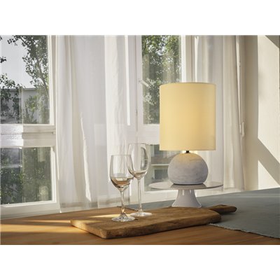 Decor Impact Table 1XE27 Beige and Gray