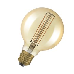 Vintage 1906 LED CLASSIC SLIM FILAMENT Globe DIMMABLE 8.8W 822 Gold E27