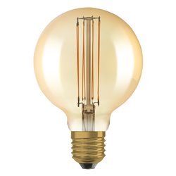 Vintage 1906 LED CLASSIC SLIM FILAMENT Globe DIMMABLE 8.8W 822 Gold E27