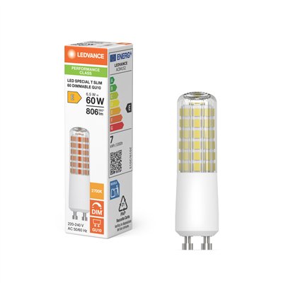 LED SPECIAL T SLIM DIM P 6.5W 827 Clear GU10