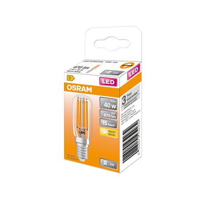 LED SPECIAL T26 4.2W 827 Clear E14