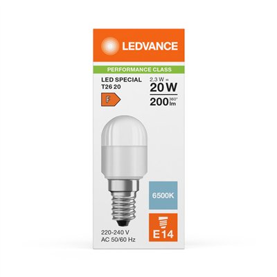 LED SPECIAL T26 P 2.3W 865 Frosted E14