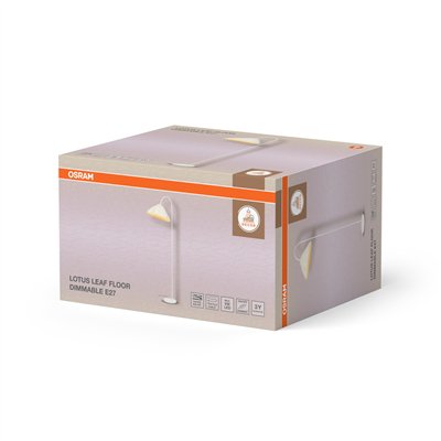 Decor Lotus Leaf Floor E27 DIM White