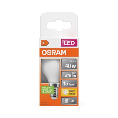 LED STAR CLASSIC P 4.9W 827 Frosted E14