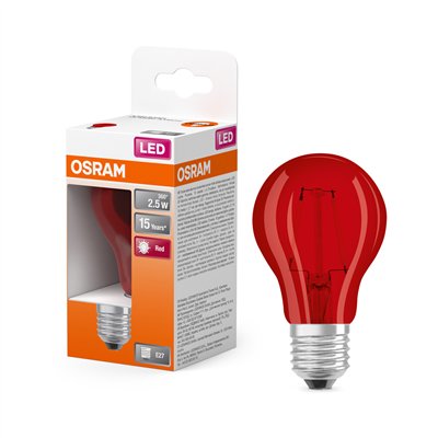 LED STAR DÉCOR CLASSIC A 2.5W 510 Red E27 