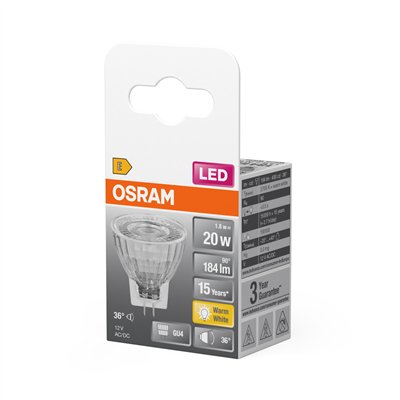 LED STAR MR11 12 V 1.8W 827 GU4