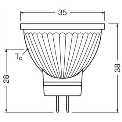 LED STAR MR11 12 V 1.8W 827 GU4