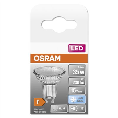 LED STAR PAR16 2.6W 840 GU10