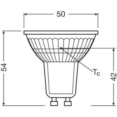 LED STAR PAR16 2.6W 840 GU10
