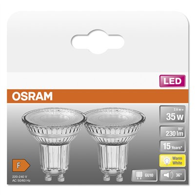 LED STAR PAR16 2.6W 827 GU10