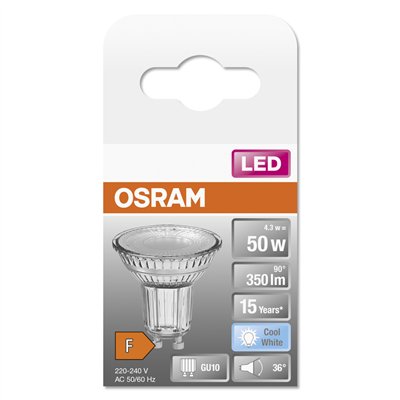 LED STAR PAR16 4.3W 840 GU10