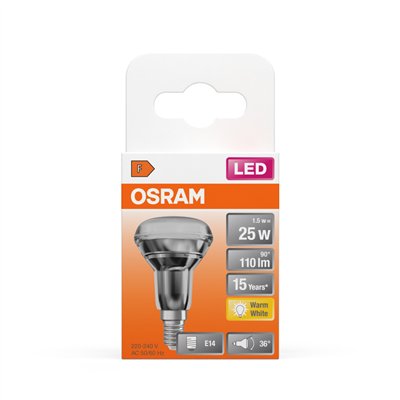 LED STAR R39 1.5W 827 E14